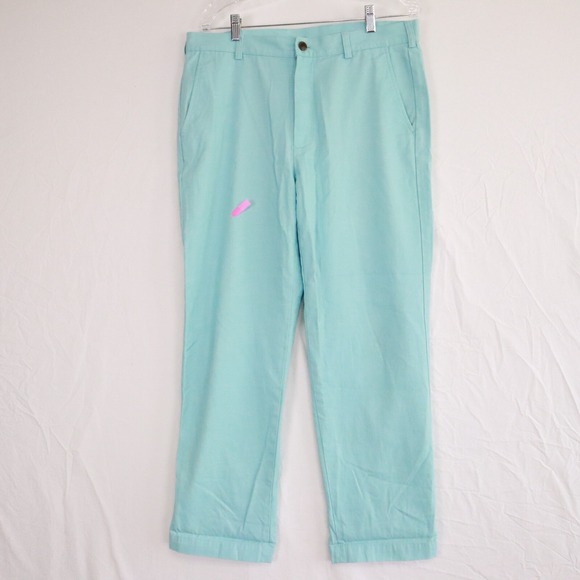 Brooks Brothers Other - Brooks Brothers Pants Mens 34x30 346 Chino Casual Cotton Flat Front Blue